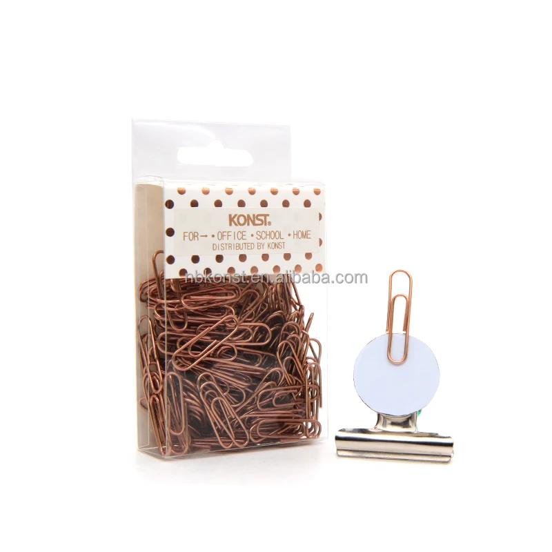 metal color paper clip for office 28mm/33mm/50mm