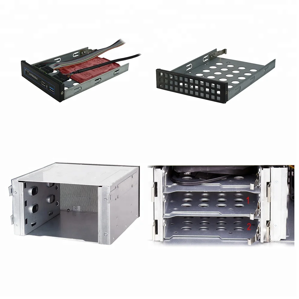 PC Computer Industrial Rack Mount Server Chassis Case 2U