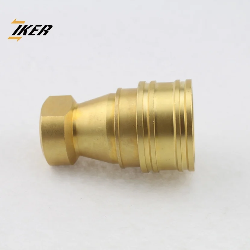 KZD HANSEN HK series brass hydraulic quick connect coupling