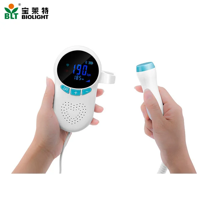 
portable baby sound machine clearly heard sound fetal doppler ce approved 
