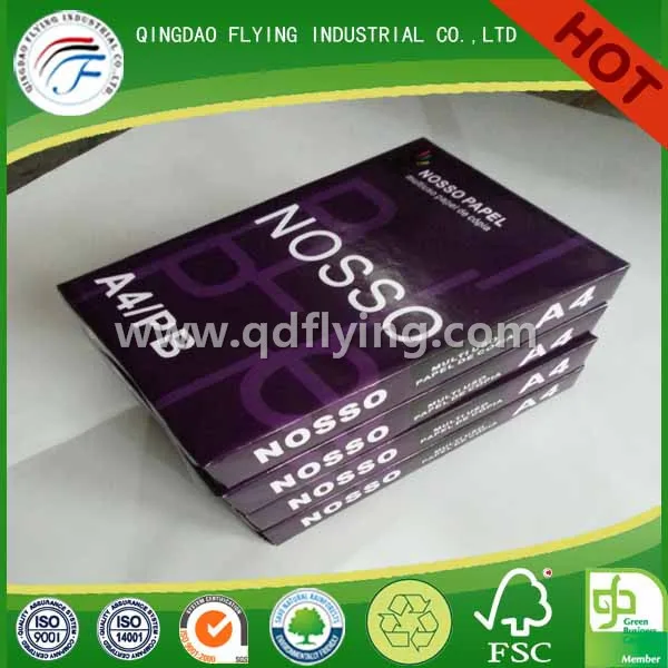 завод/производителя двойной бумаги бумаги формата а4/копировальная бумага 104%- 106%