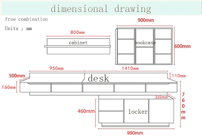 modern teen learning nesting desk