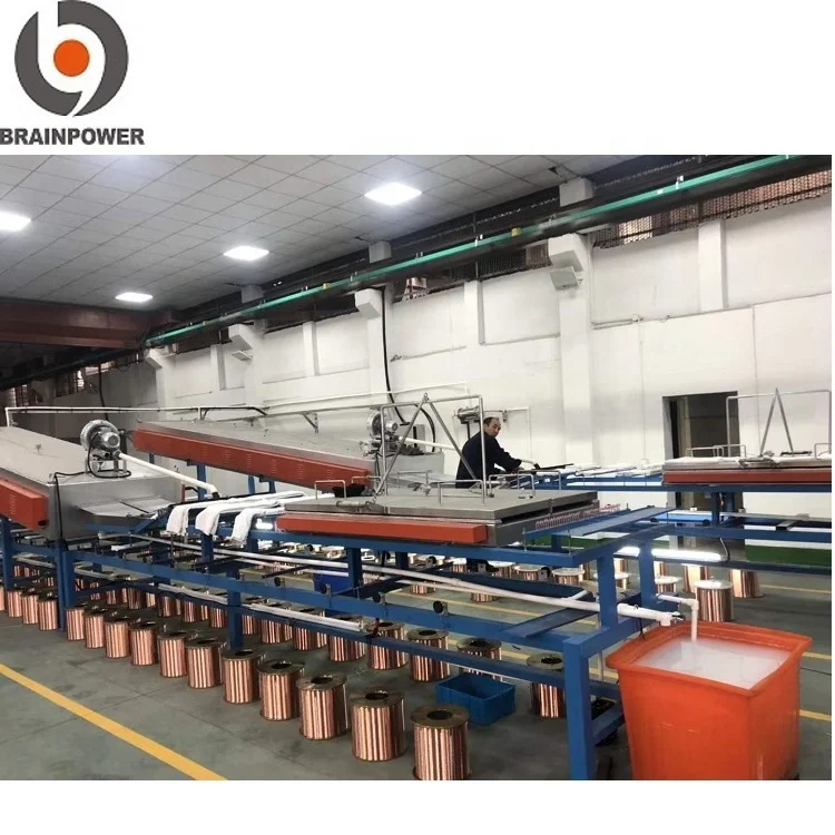 
Машина для отжига и лужения с медной проволокой 