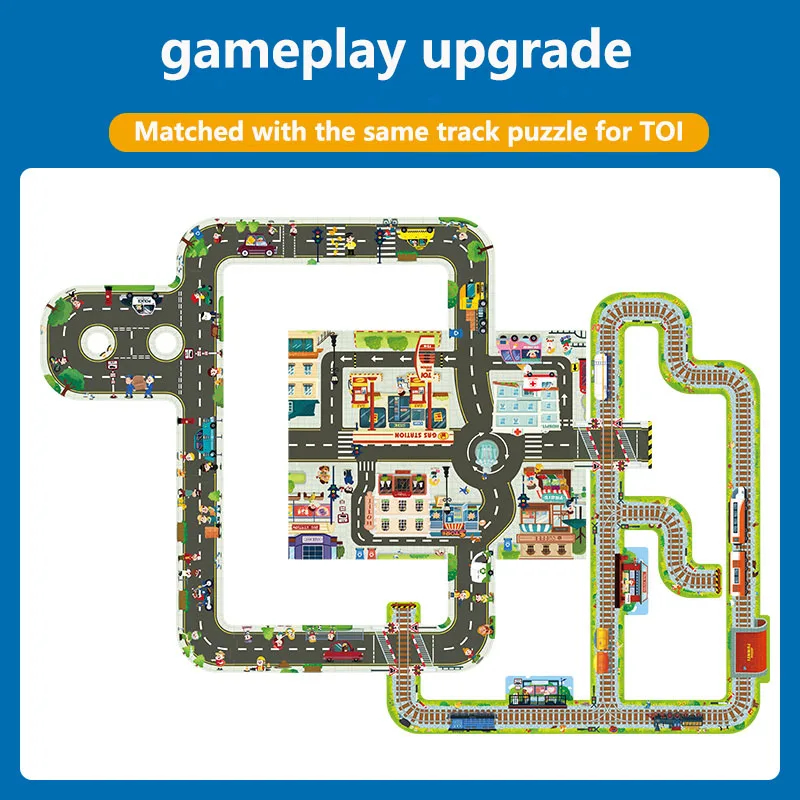 
Toi Giant Interchangeable Floor Jigsaw Puzzle/Educational Intelligent Toy Jigsaw Puzzles/Educational Toys 