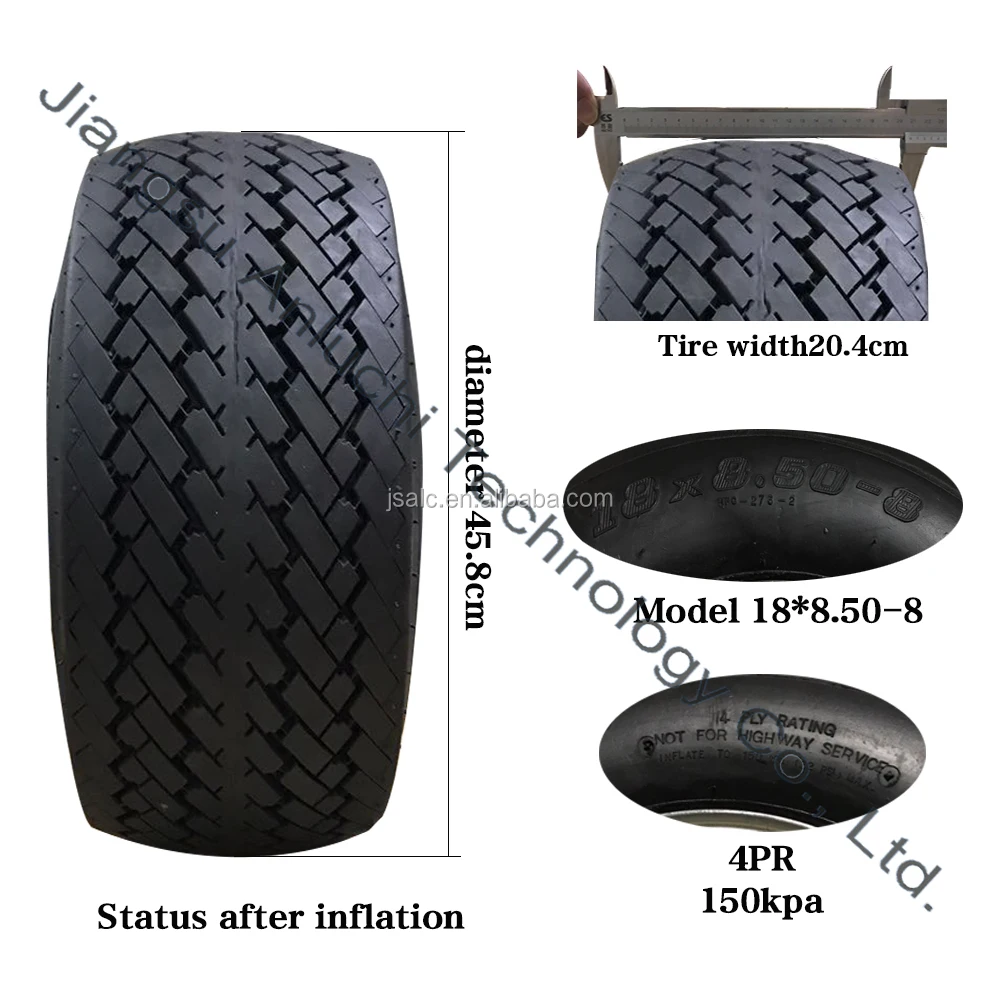 china golf tyres international 18x8.5-8 in india