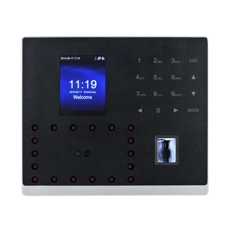 software SilkBio-101TC Face Recognition Fingerprint reader Time & Attendance and Access Control Terminal