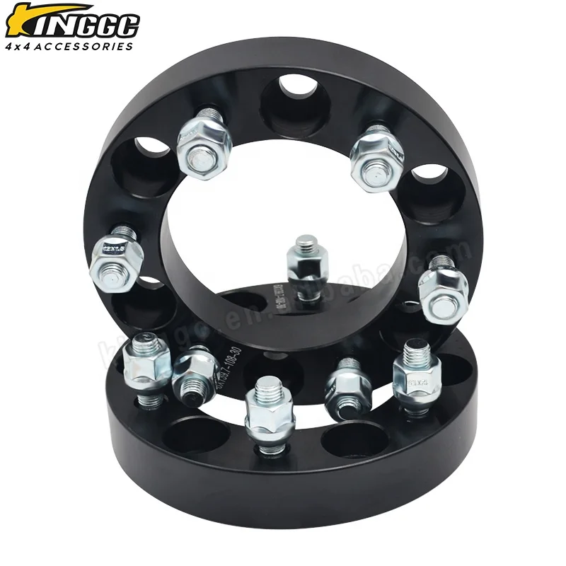 30mm Black Anodized aluminum wheel spacer adapter 6x139.7