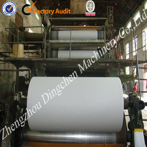 2850mm culture paper making machine with high capacity in good price and best quality