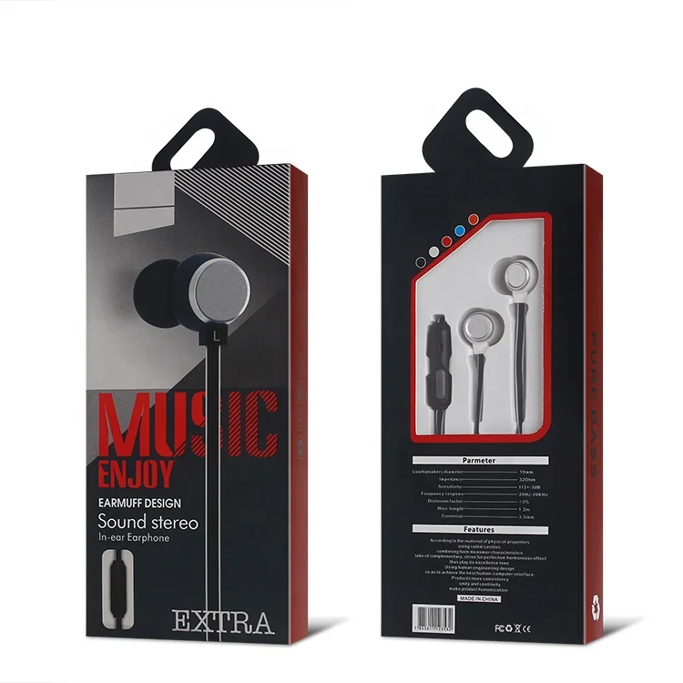 2019 New Products Mobile In Ear Earphone Quality Super Bass Universal Earbuds