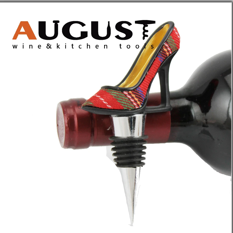 Shoes wine bottle cork stopper/Heat basketball high heel shoe wine bottle stopper new in box