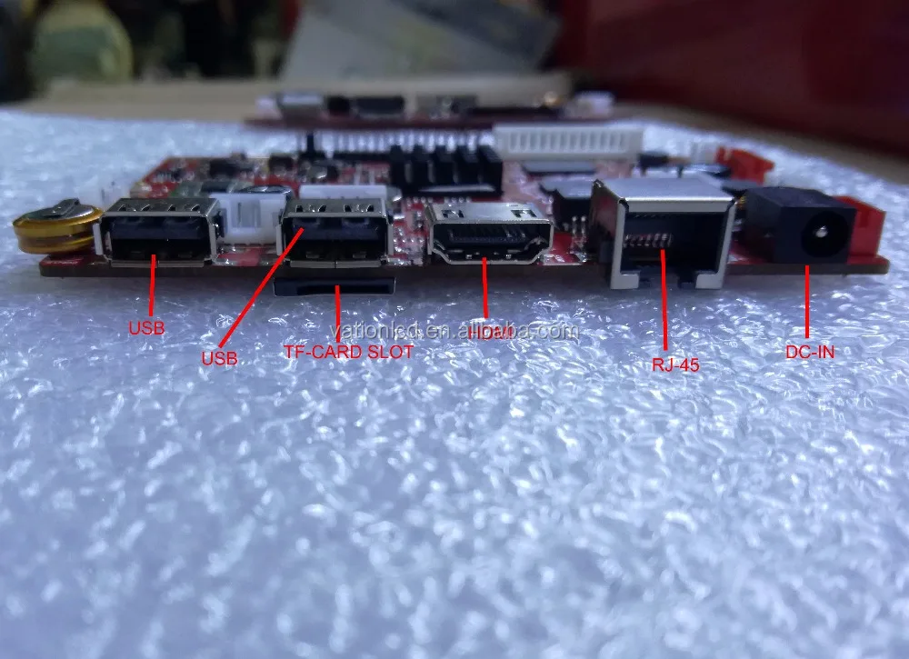 Цифровая фоторамка контрольная панель LCD digital signage Android драйвер платы с RJ-45/USB