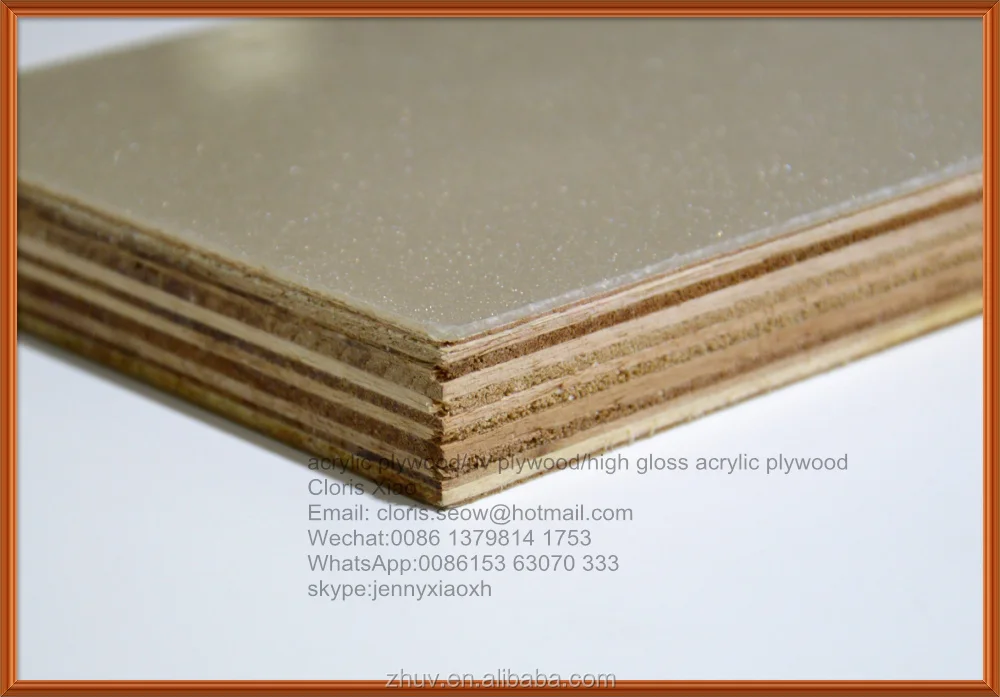 Высокоглянцевая ламинированная акриловая фанера ZHUV