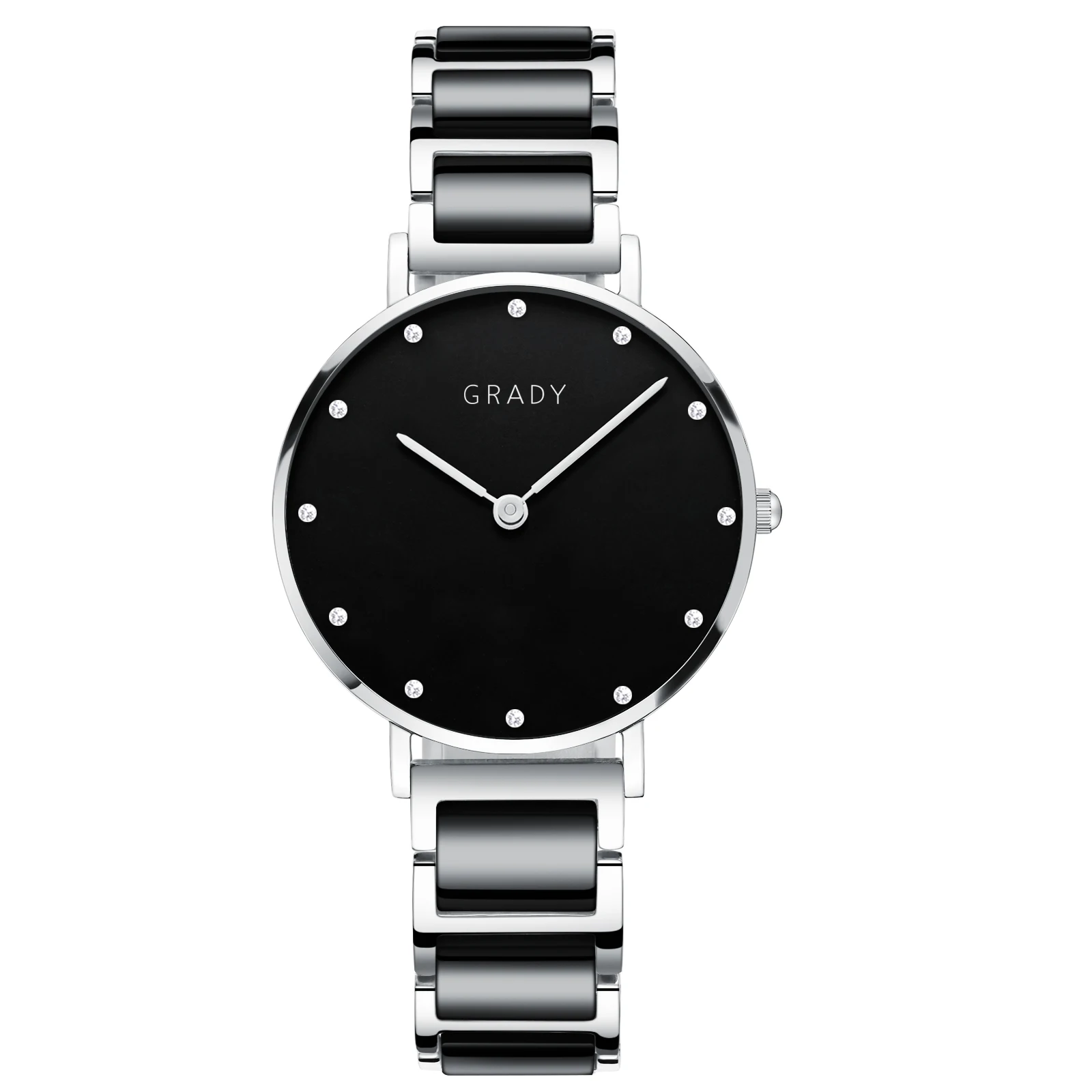 Fashion Luxury Brand Quartz Ladies watches white Ceramics Bracelet Classic water proof sapphire Women Wrist Watch