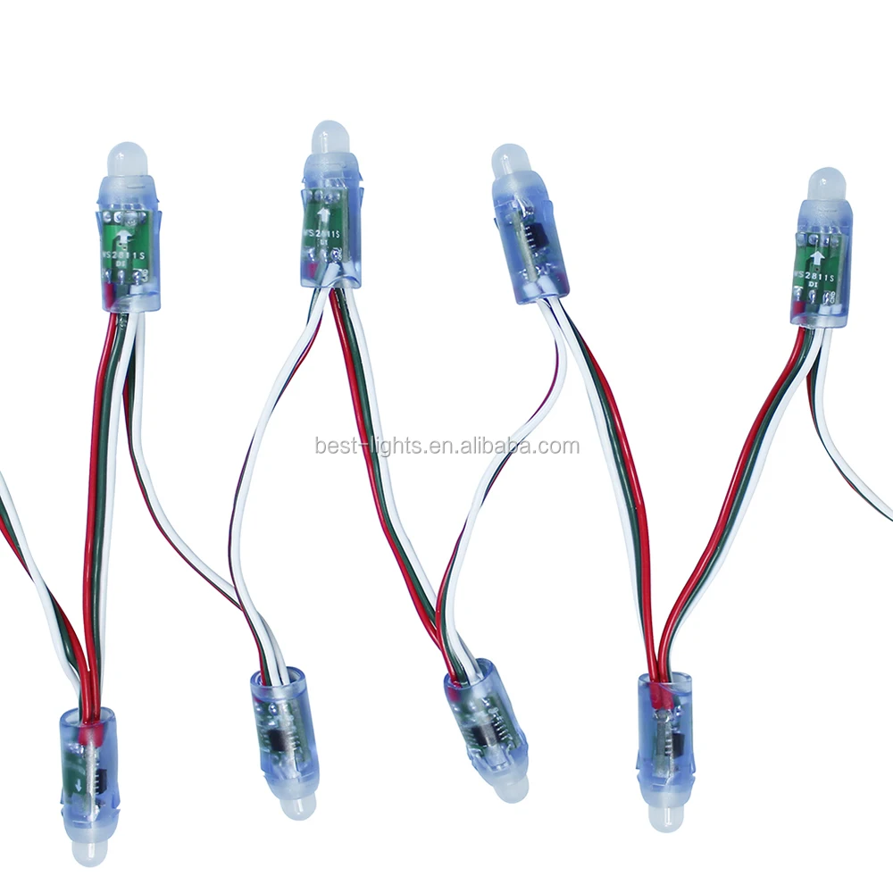 Full Color Led 5V 12mm Led Pixel Module Waterproof IP68 led pixel light