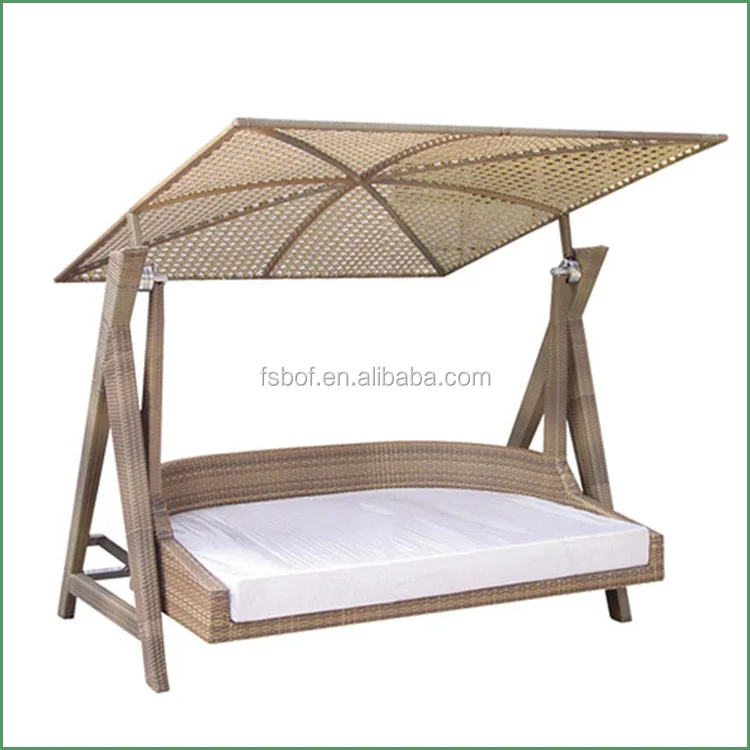 double seat garden swing seat patio furniture with wrought iron two seat patio swing HFG-031