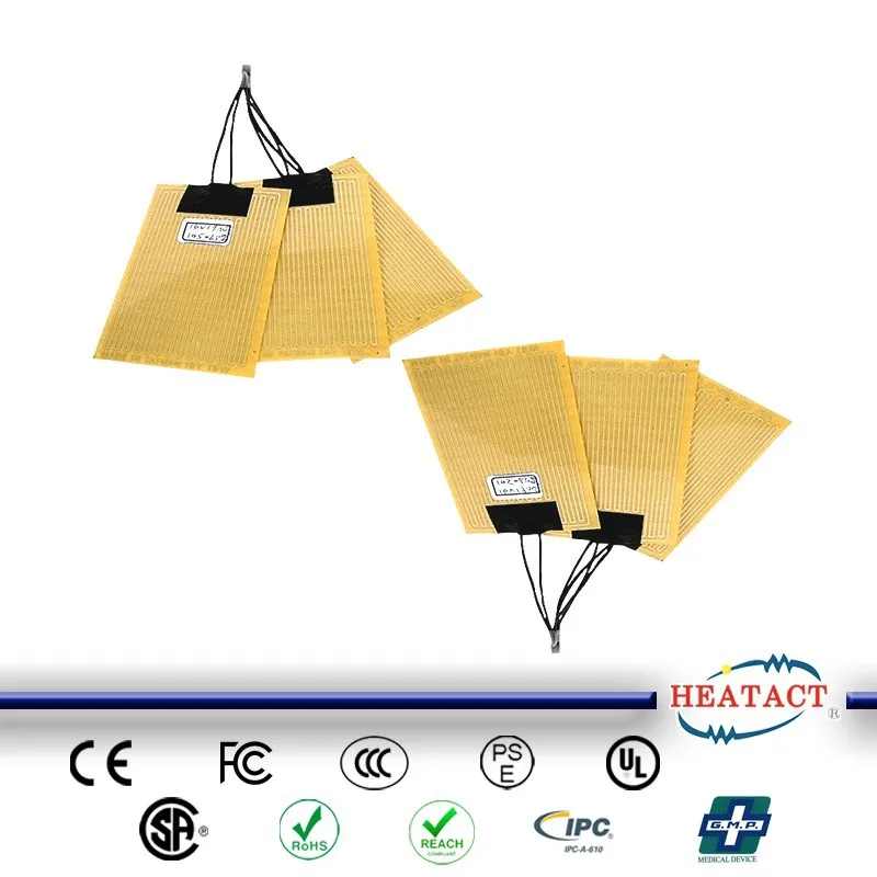 Taiwan customized high frequency Electric flat polyimide film heater