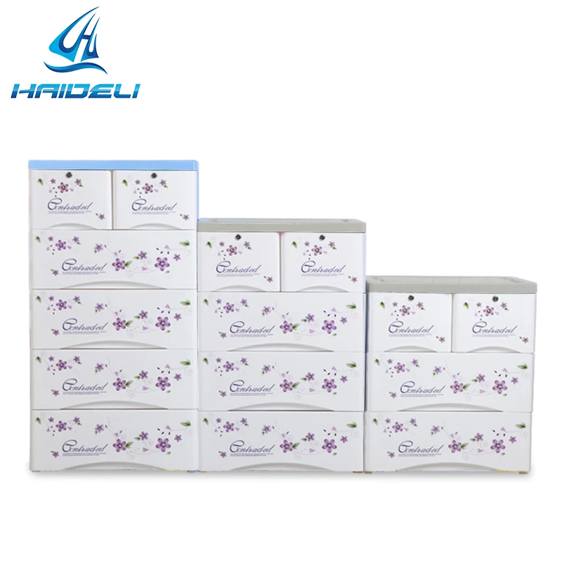 Storage Cabinet 5 Baby Plastic Drawer