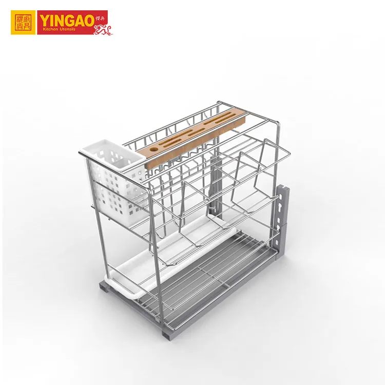 Multiple-function metal wire basket narrow basket iron wire basket