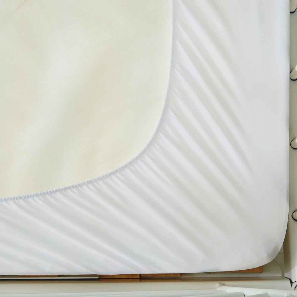 Waterproof Crib Bed Sheet Air Jacquard Bamboo Quilted Mattress Protector Cover