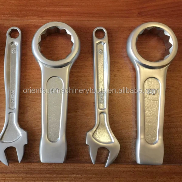 Box Ring Slogging Spanners Striking Wrench Ring open End Slogging spanner