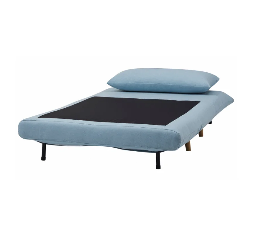 Deluxe home furniture soft folding wooden futon sofa bed