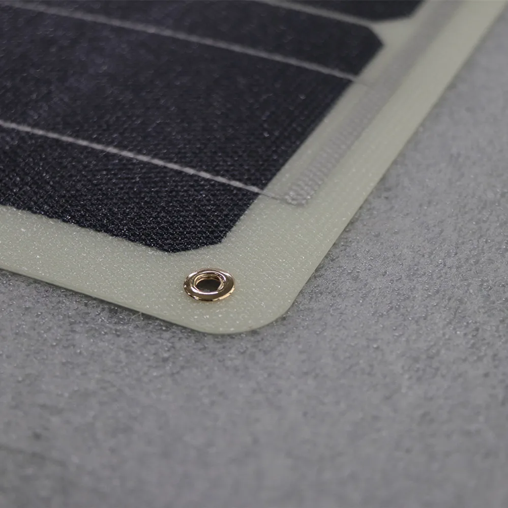 
HOT SELLING panels 100w 50w thin film flexible roofing solar panel with hole 