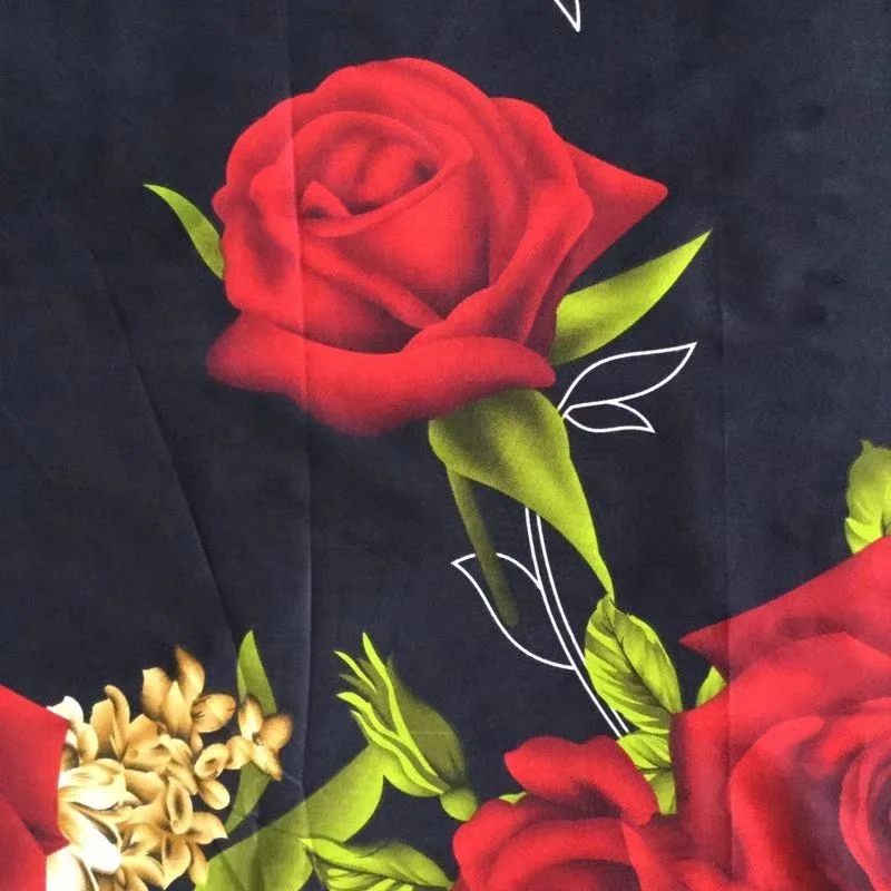 
3D style beautiful atmosphere polyester printed fabric 