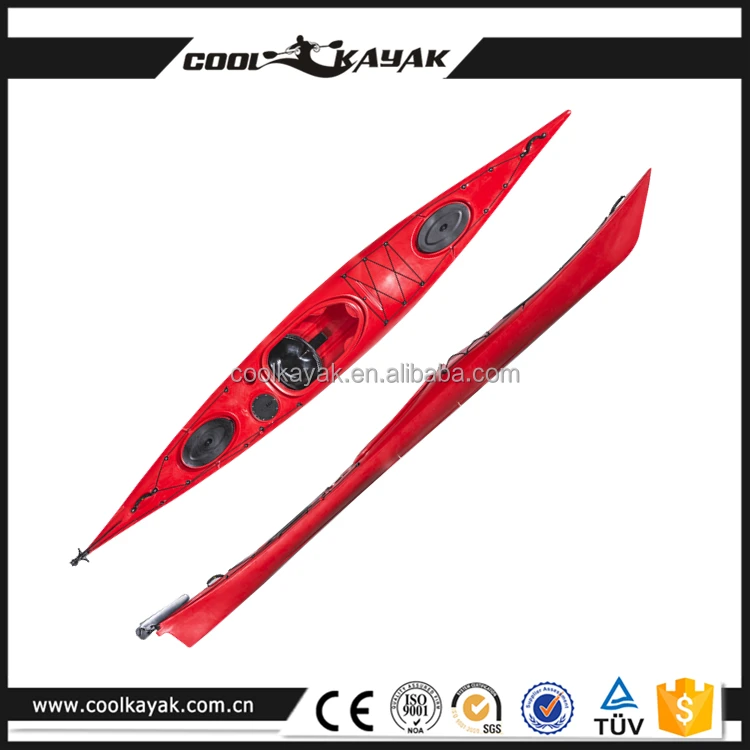 new designed white water single ocean racing kayak wholesale rowing boat sea kayak