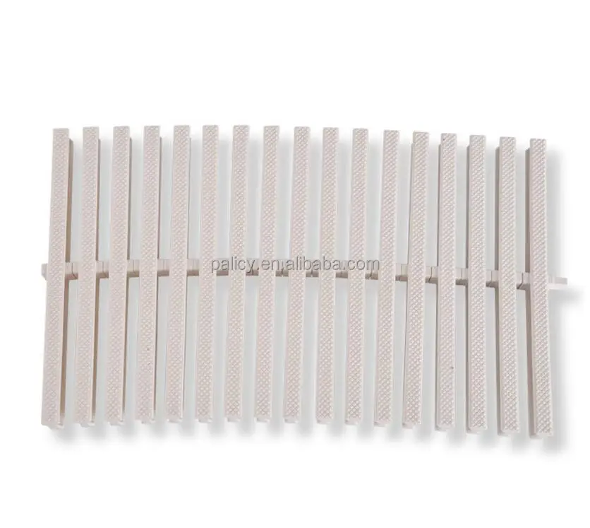 New design Wave type swimming pool overflow grating pps pool gutter grating price