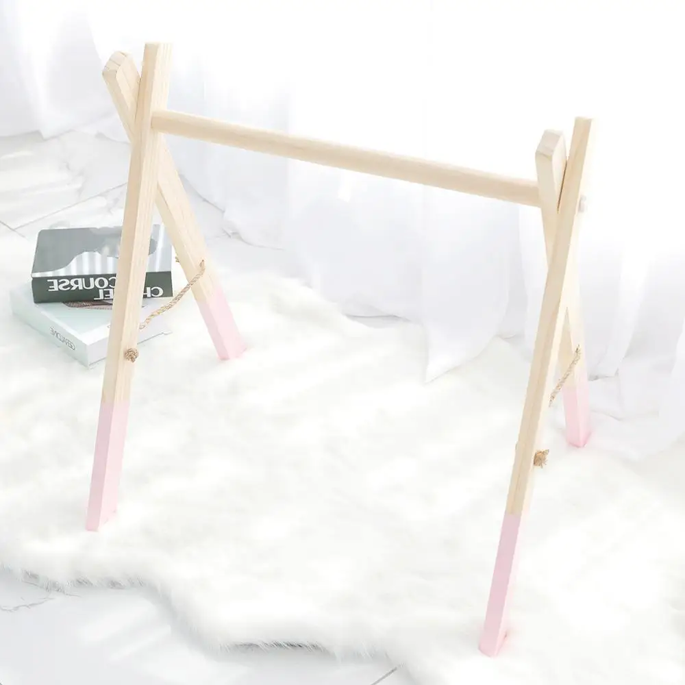 Natural Wood Baby Gymnasium High-Quality Non-Toxic Baby Toys Overall Products