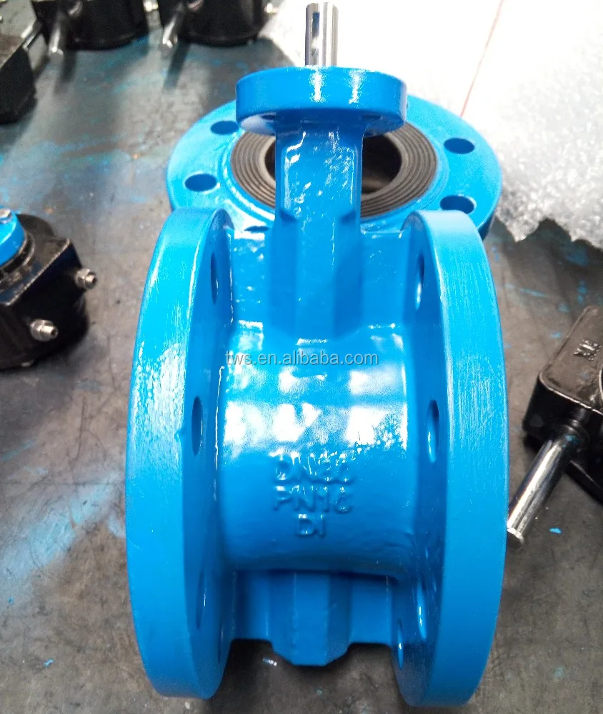 Rubber Seat Manual Butterfly Valve For Water