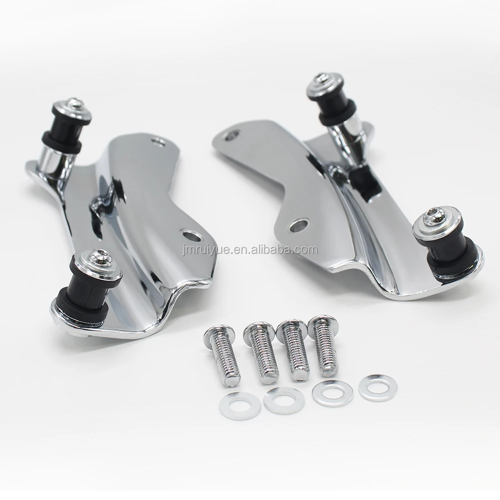 
High Quality Billet Aluminum LX7 Chrome 4 Point Sissy bar tour pak Docking Hardware For Harley Touring 14-UP 