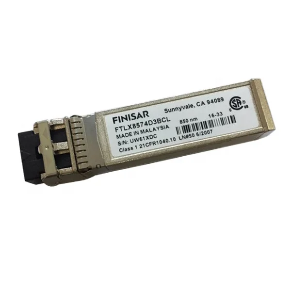 Finisar FTLX8574D3BCL 10G SFP+ 850nm Multimode 10GBase-SR SW 400m SFP+ Optical Transceiver