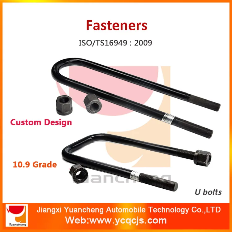 
Truck Suspension Kit Accessories Auto Spare Part 45# steel fastener truck u bolts 