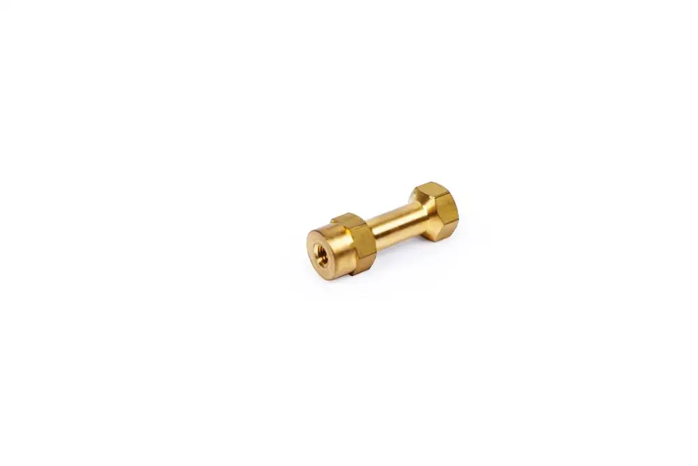 Custom Chrome Plated Male Thread Brass Pipe Extension Reducing Nipple Fittings for Gas Meter