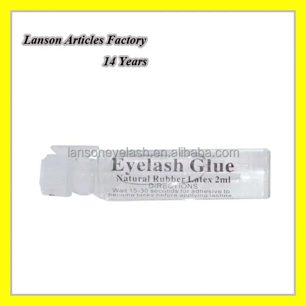 Glass bottle wholesale strong false eyelash adhesive/strip eyelash glue with Certification