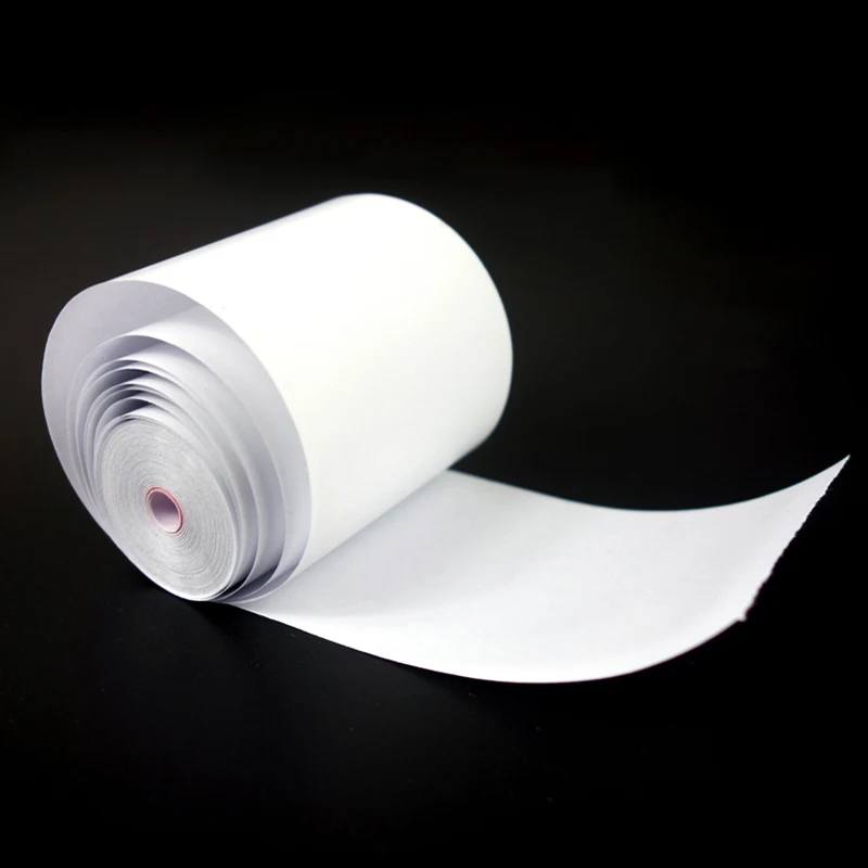 57x40 рулонов термобумаги, проверка кредитных расходов, 2 1/4x70 футов, Белый/канарский, 36R/картон