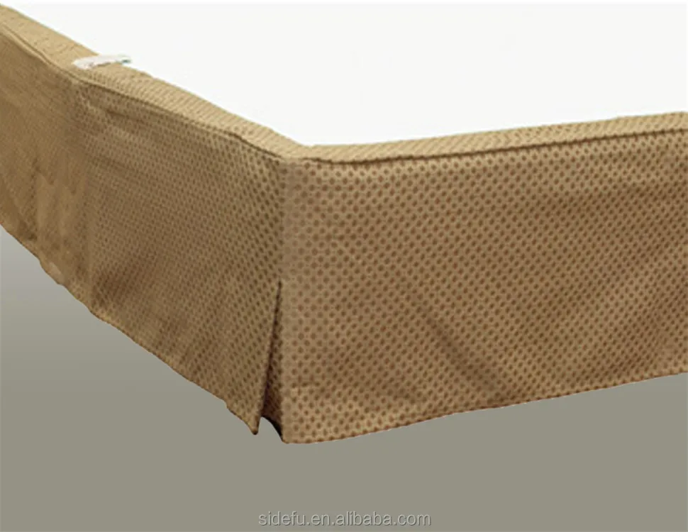 Luxury Decorative Ruffled Pleated Hotel Bed Skirt