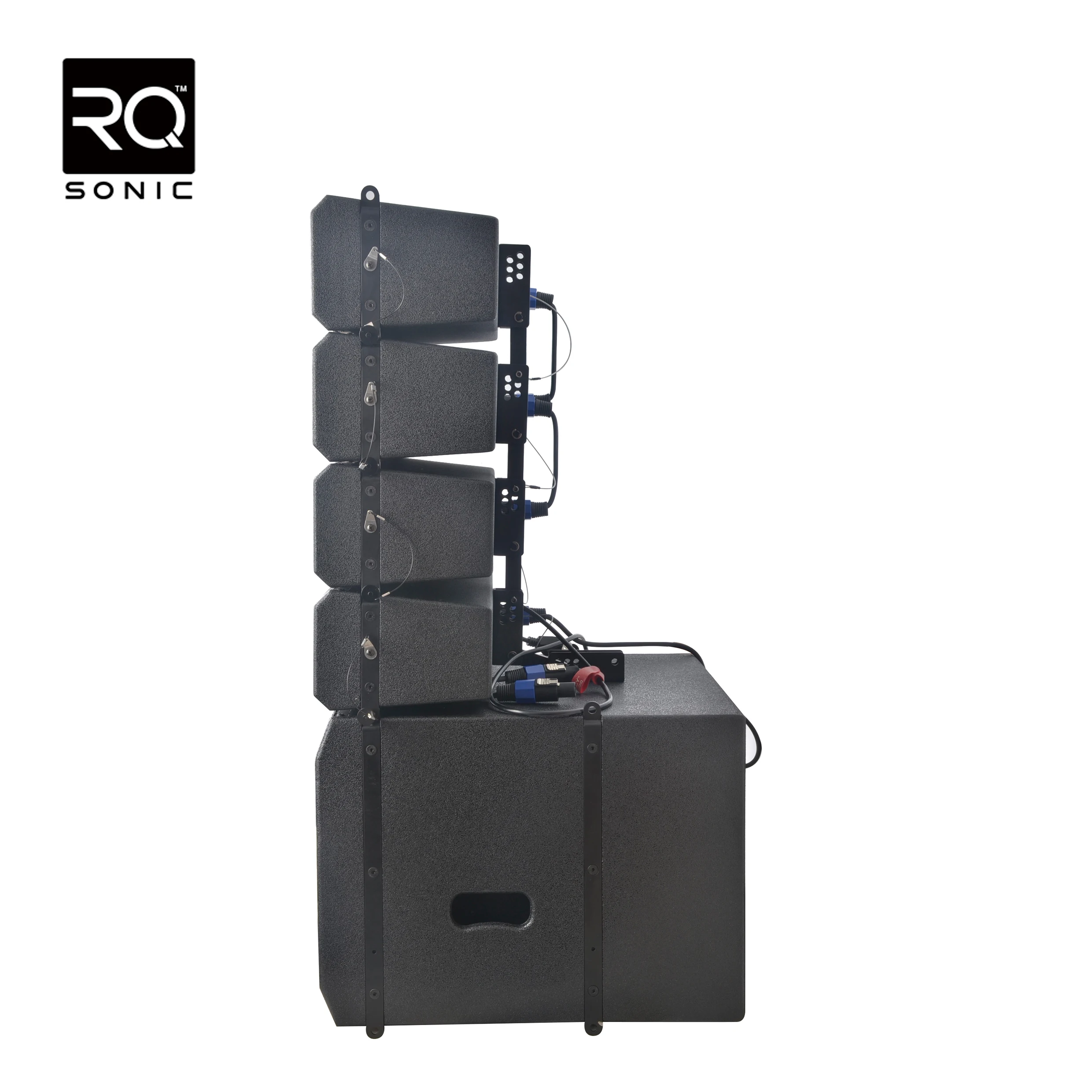  Rqsonic LA412D-KIT новый китайский производитель Pa 1000W приведенный в действие спикер активный для концертных площадок с линейный громкоговоритель звуковая