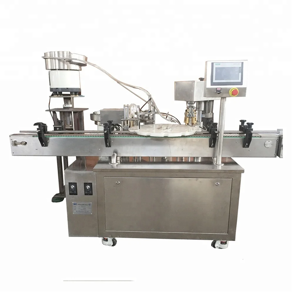 
China end manufacturer top quality full automatic filling glass bottle oral vial capping machine 