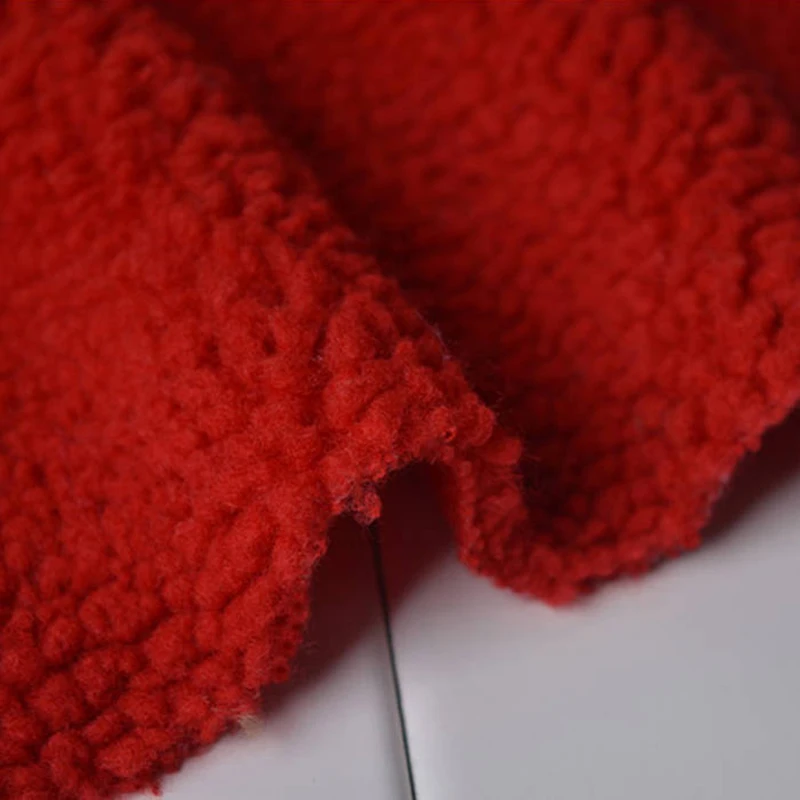 Зимняя мягкая теплая вязаная Полиэстеровая берберская флисовая ткань для одежды