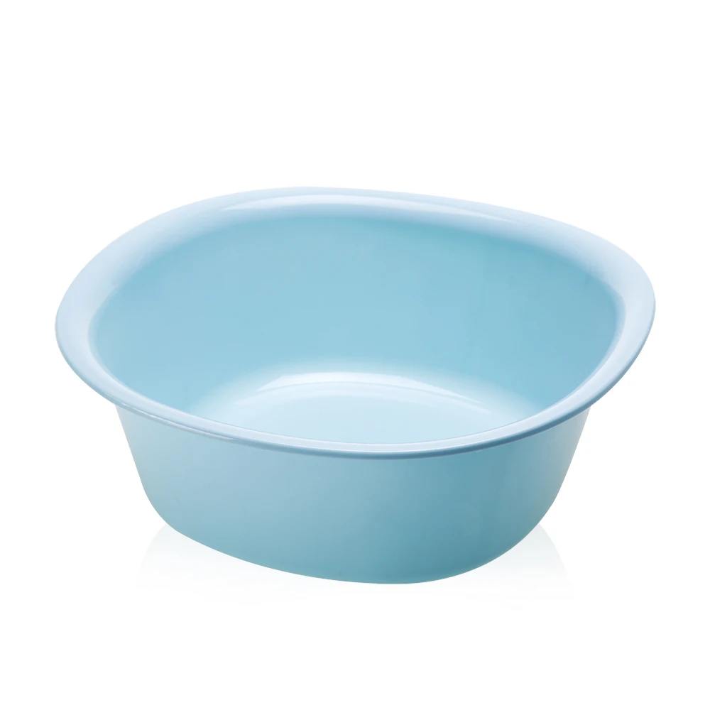 
Different size competitive price China pink square baby hand foot wash basins extra large plastic basin 
