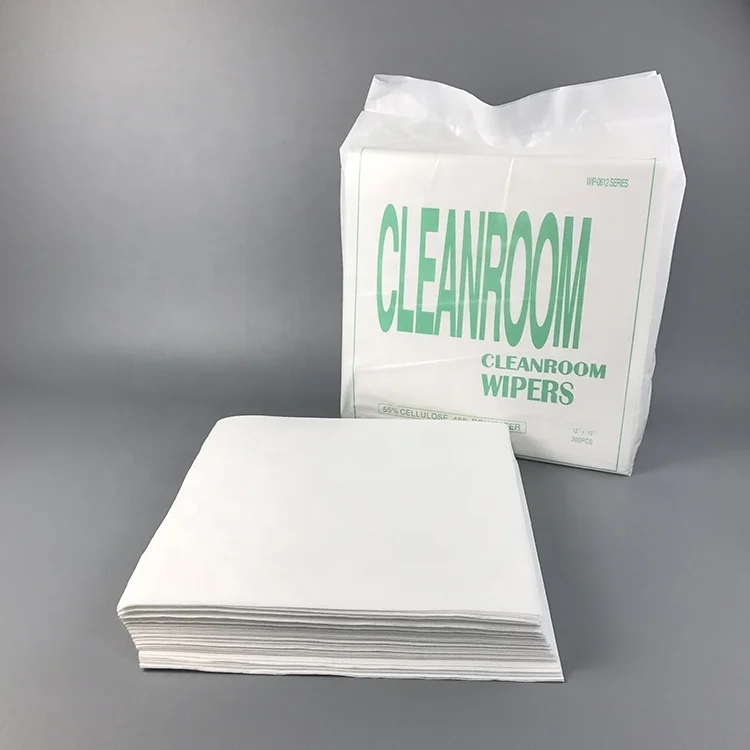 
Hot Sell Super Absorbent Dustfree 1009 dle Polyester Cleanroom Clean Wiper 9inch 