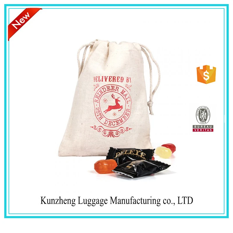 
 Оптовая продажа с фабрики оригинальный хлопок сумки с Drawstring  