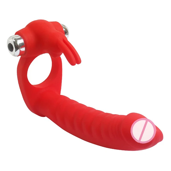 2018 New vibrating silicone male sex toy  penis extender