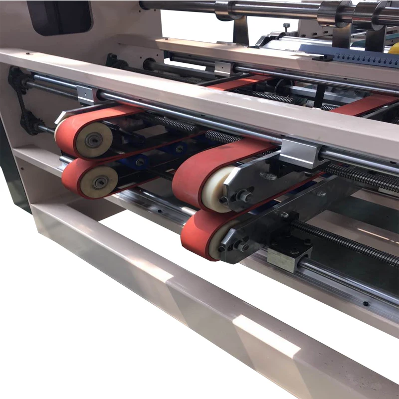 Folding Carton Box Gluing Machine Automatic Crash-Lock Bottom Folder Gluer