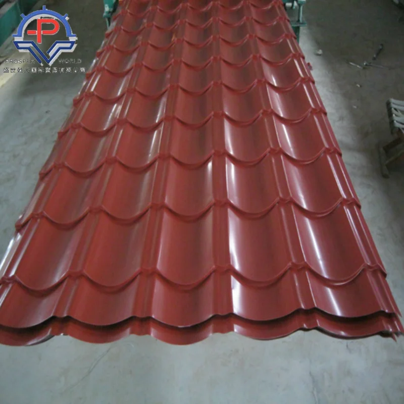 Color-Coated Steel Coils PPGI Roofing Tiles Corrugated Sheets