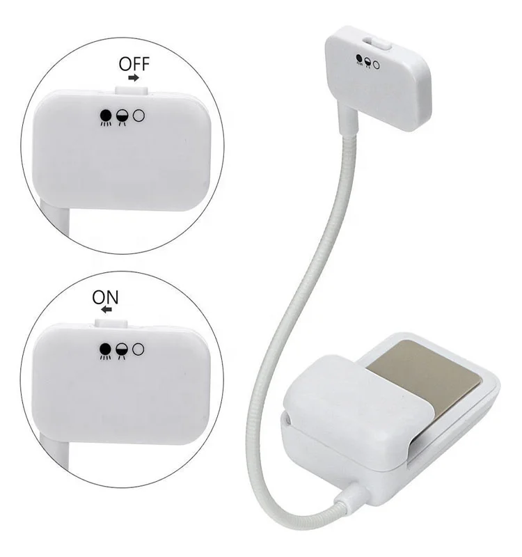 
E-book reading light AAA Battery Power Supply Clip LED luxury book light Kindle series reading light 