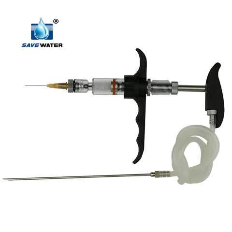 Automatic veterinary dose syringe gun livestock injection gun