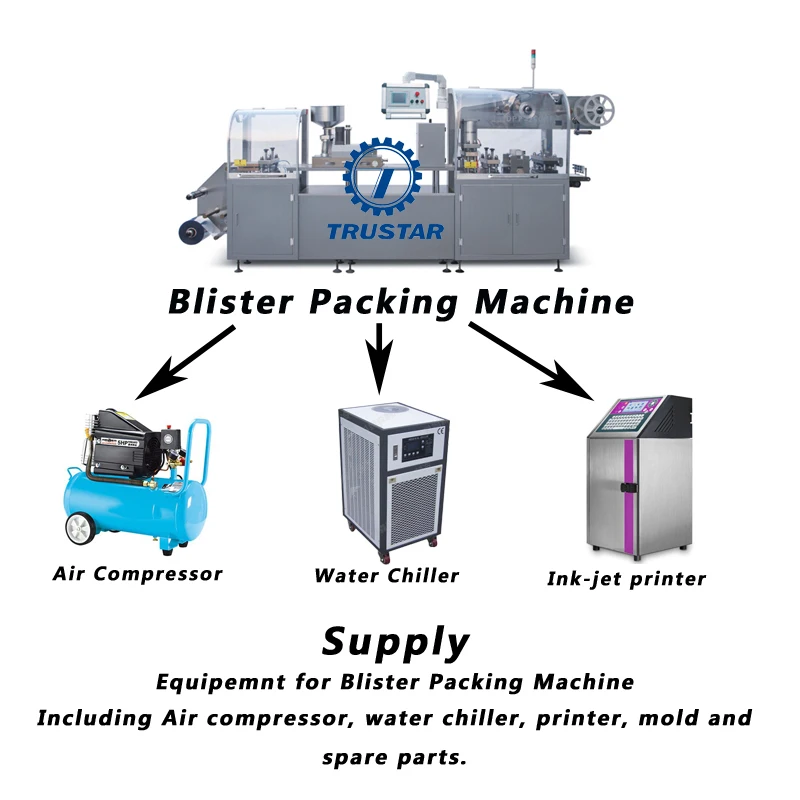 Air Compressor water chiller ink jet printer for blister packing machine